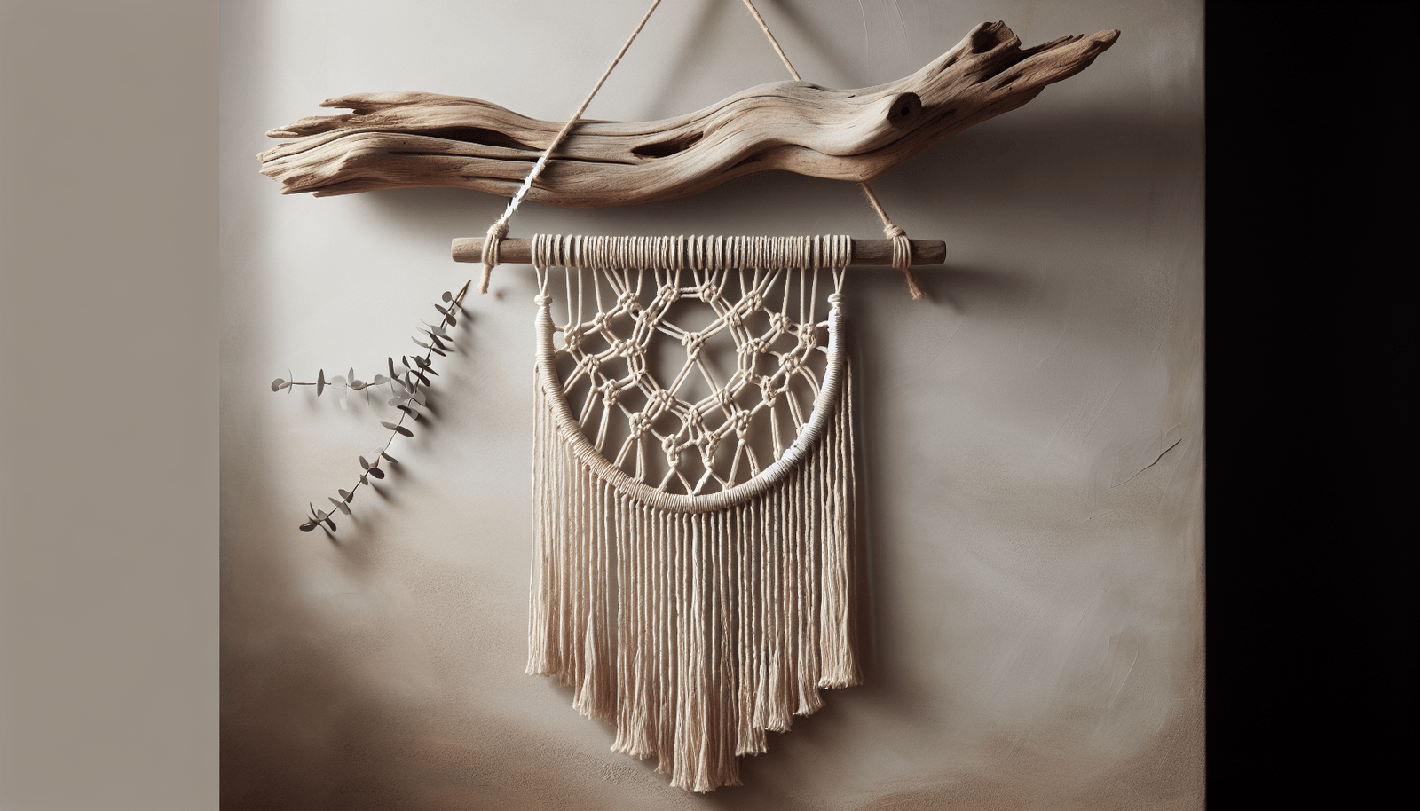 Driftwood Macrame Wall Hanging Tutorial Driftwood Macrame Wall Hanging Tutorial