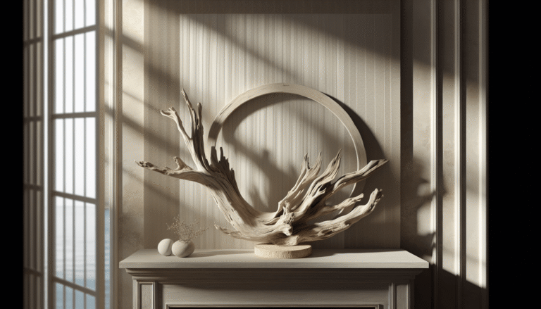 driftwood mantle decor