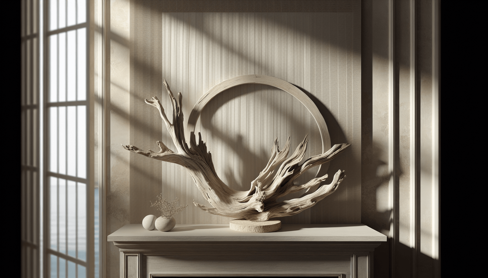 Driftwood Mantle Decor Driftwood Mantle Decor