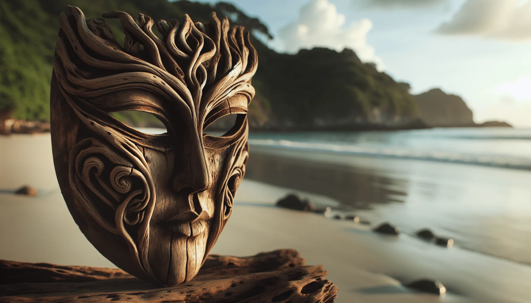 driftwood mask