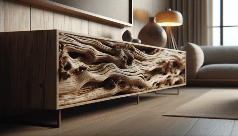 driftwood media console