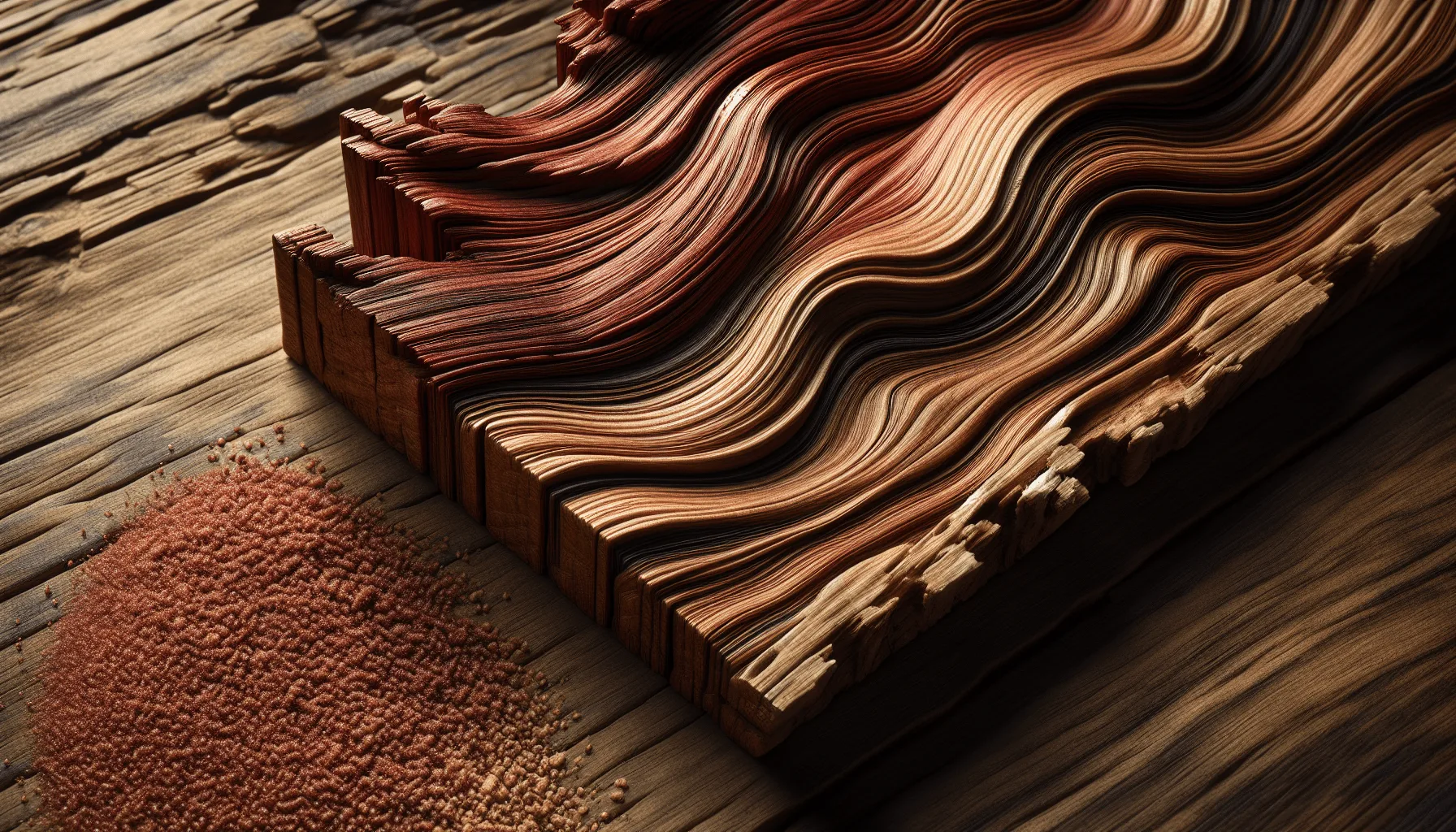 driftwood minwax stain on red oak