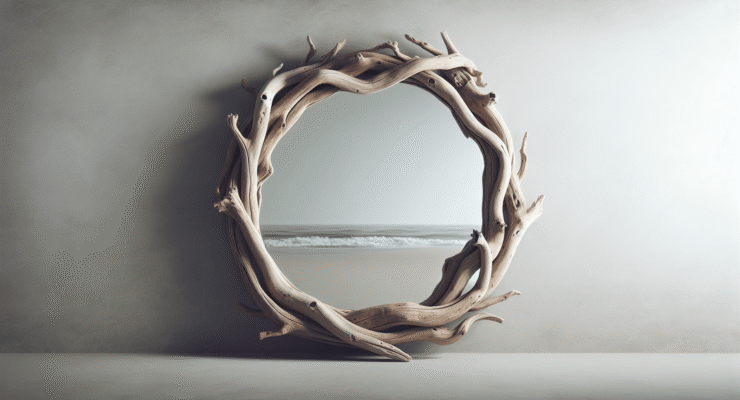 driftwood mirror frame
