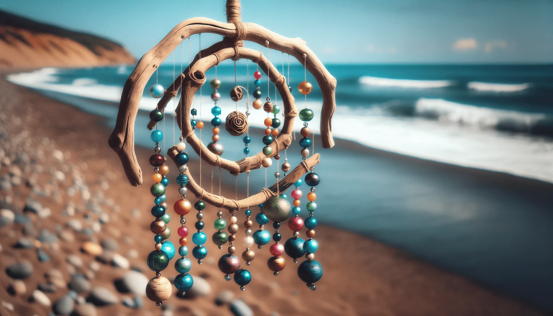 Driftwood Mobile With Beads