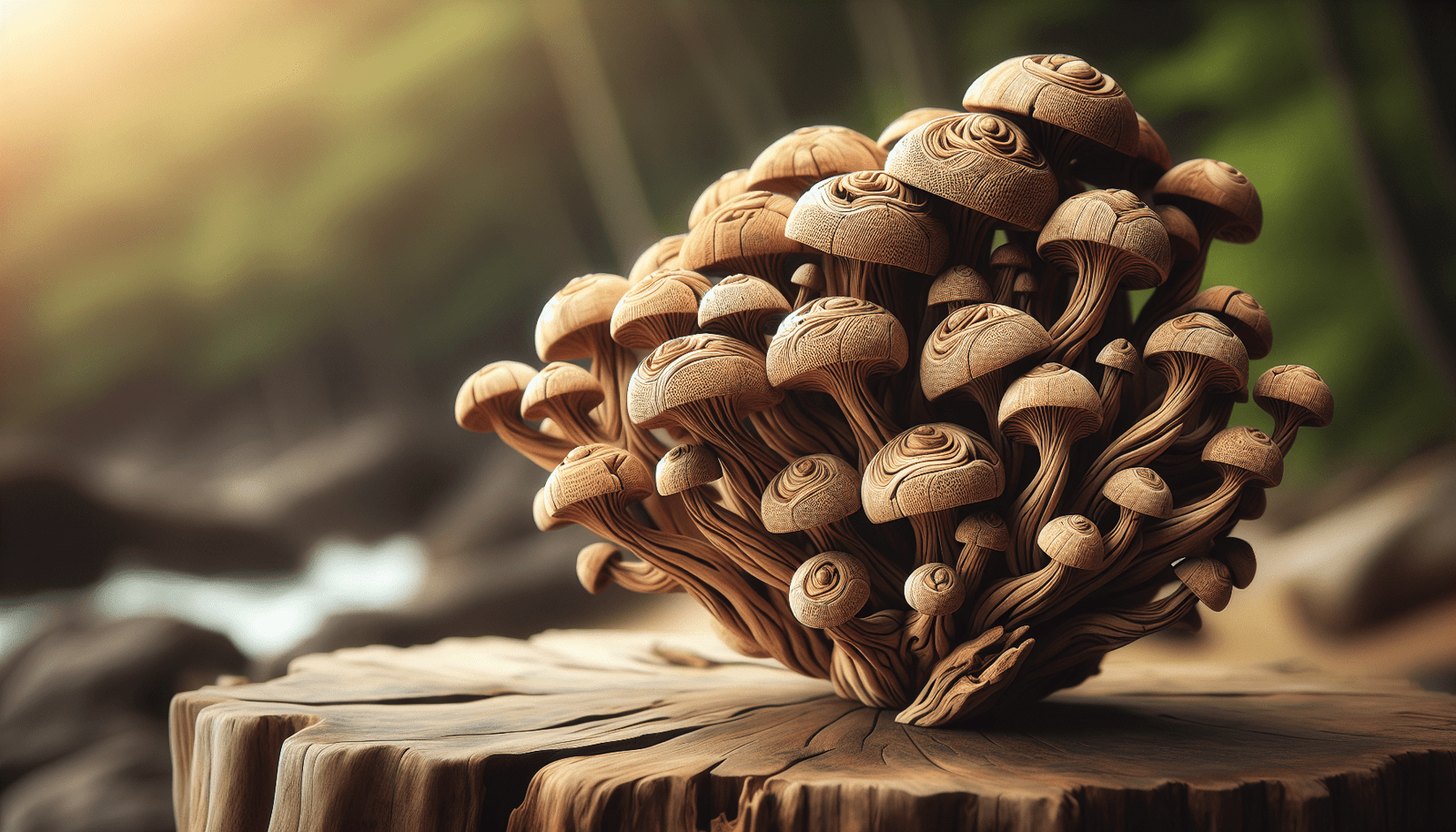 Driftwood Mushroom Art Driftwood Mushroom Art