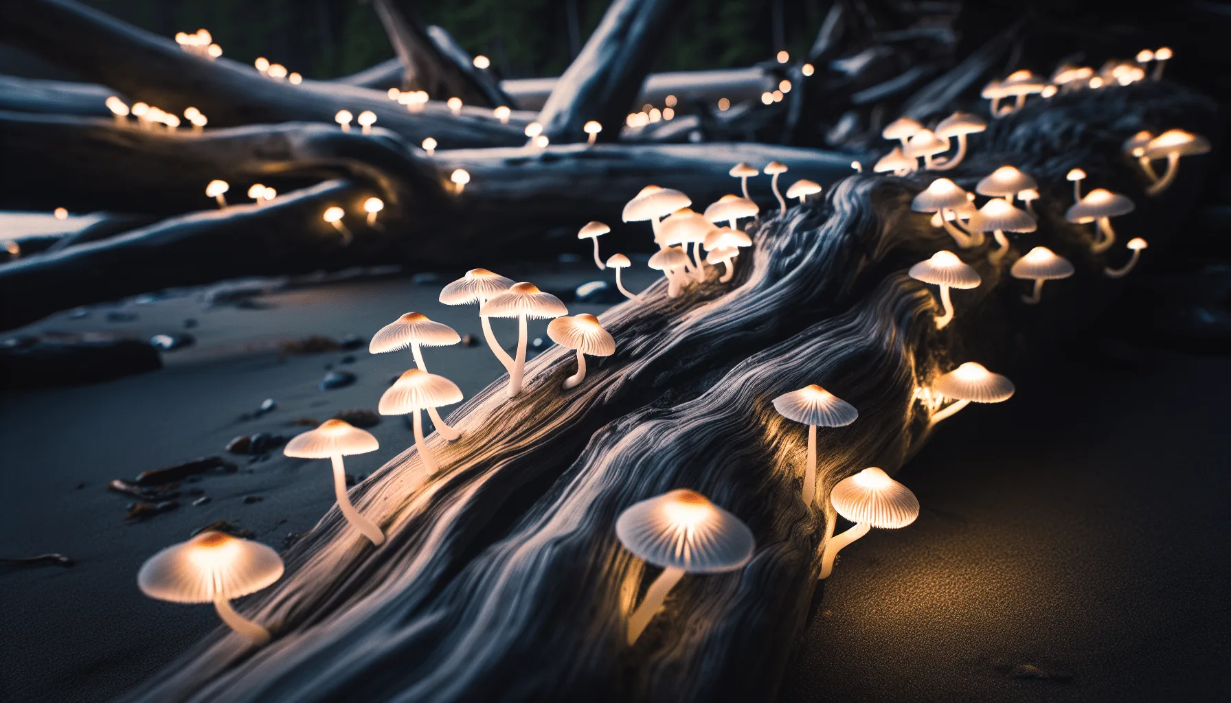 driftwood mushrooms