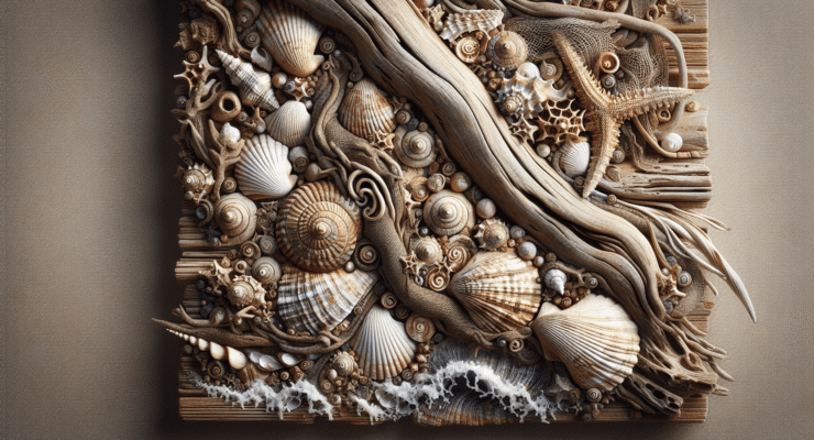 driftwood shell art