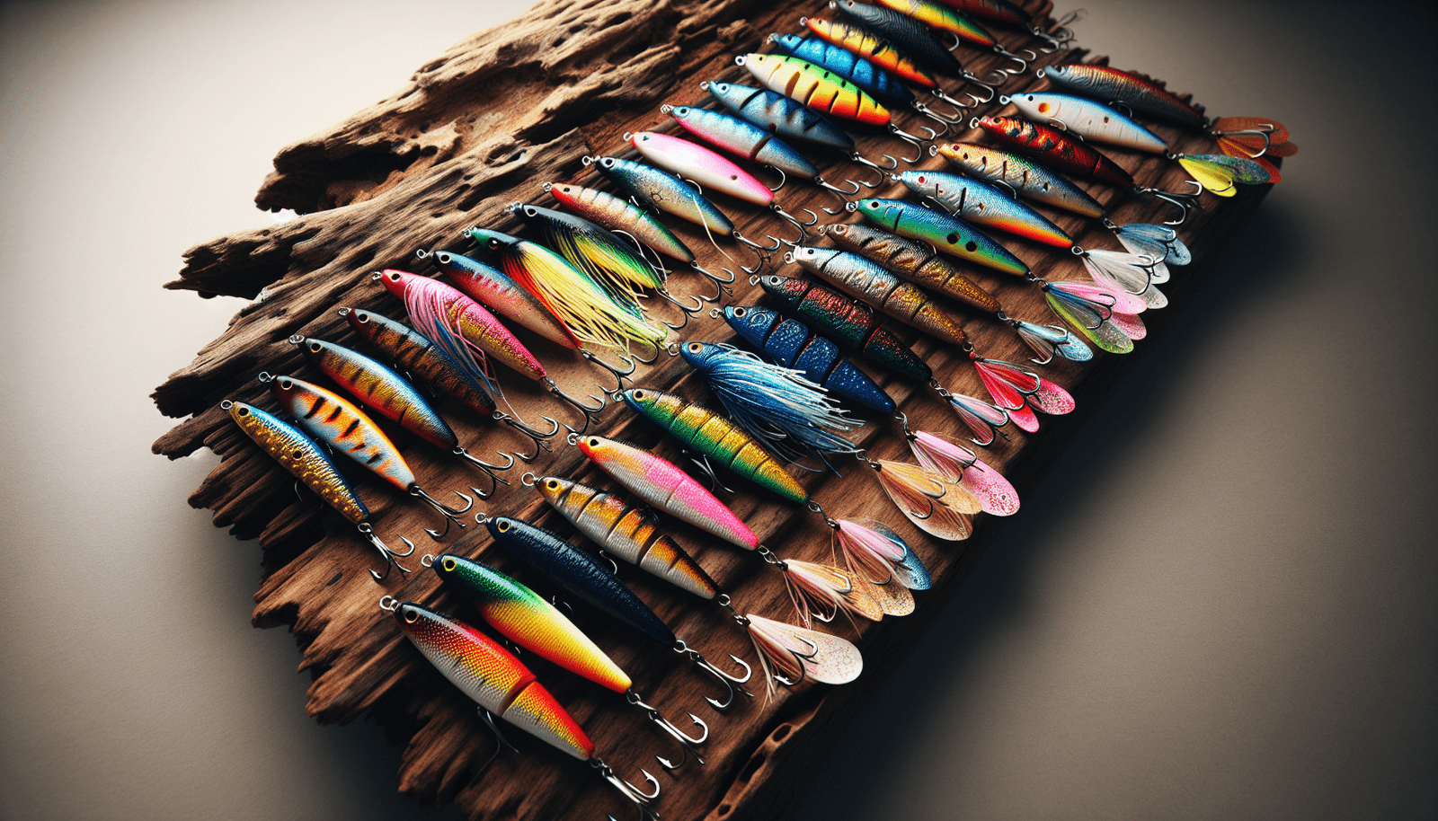 Fishing Lures Display Driftwood Fishing Lures Display Driftwood