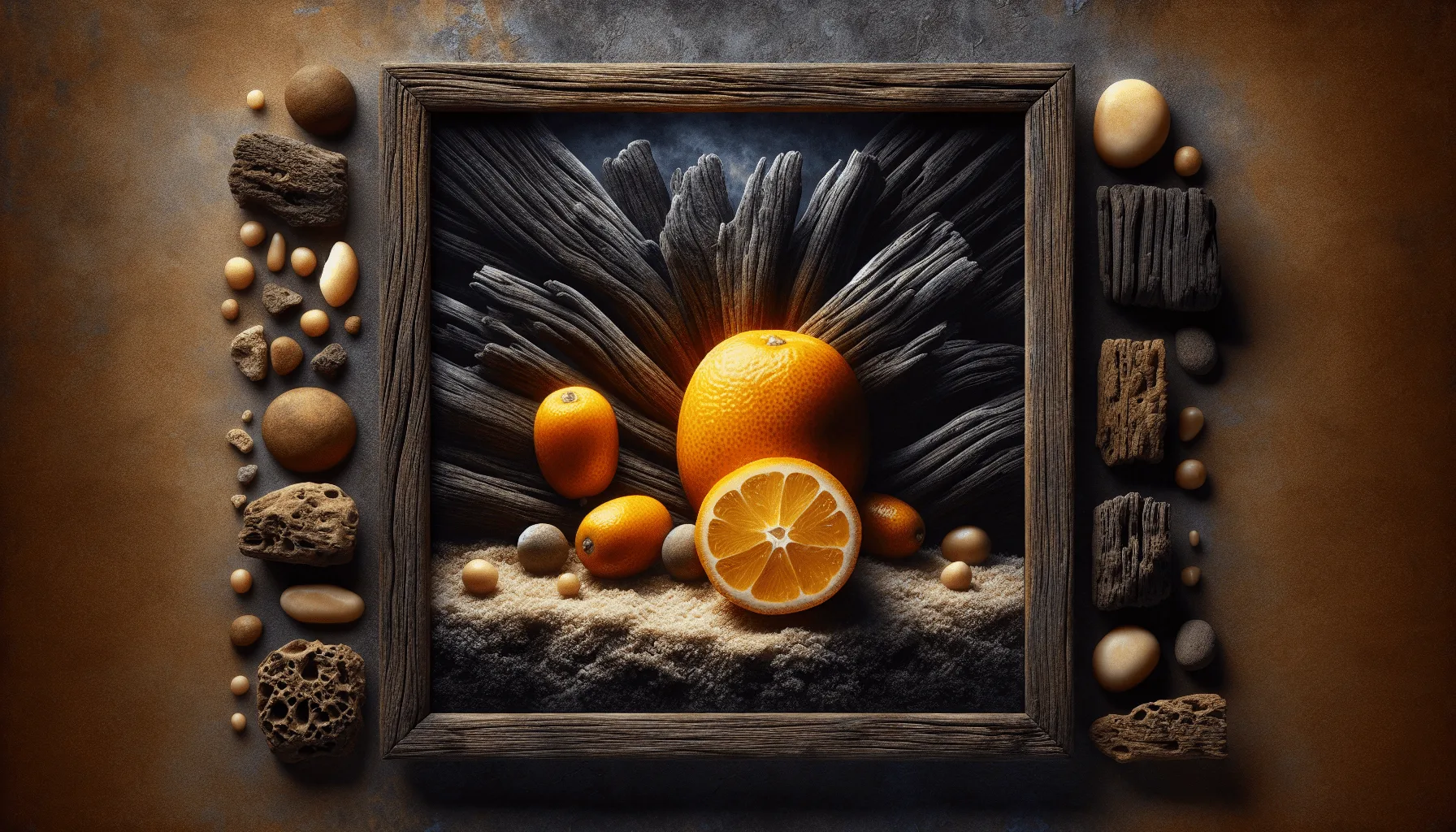 Kumquat/dark Driftwood/light Bone