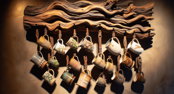 driftwood mug rack