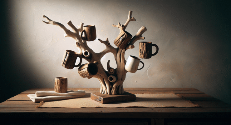 driftwood mug tree