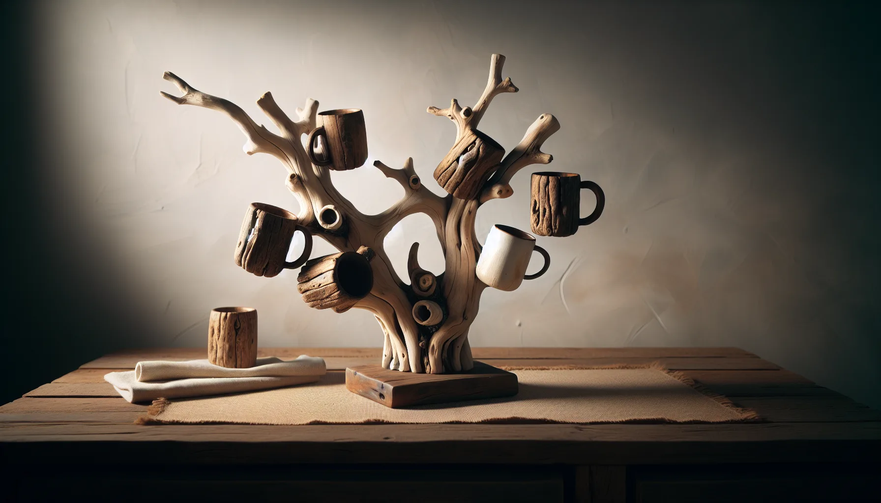 Driftwood Mug Tree Driftwood Mug Tree