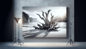 driftwood mural