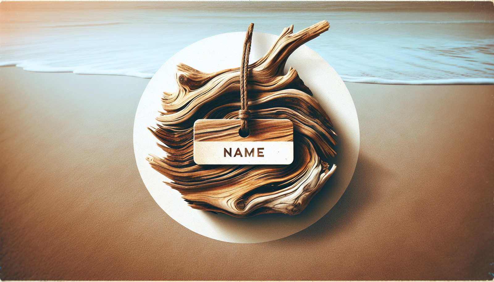 Driftwood Name Tags Driftwood Name Tags