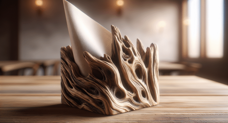 driftwood napkin holder
