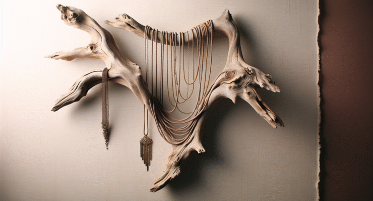 driftwood necklace hanger