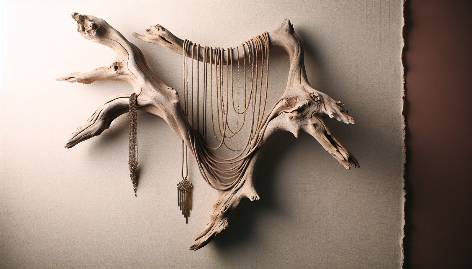 Driftwood Necklace Hanger