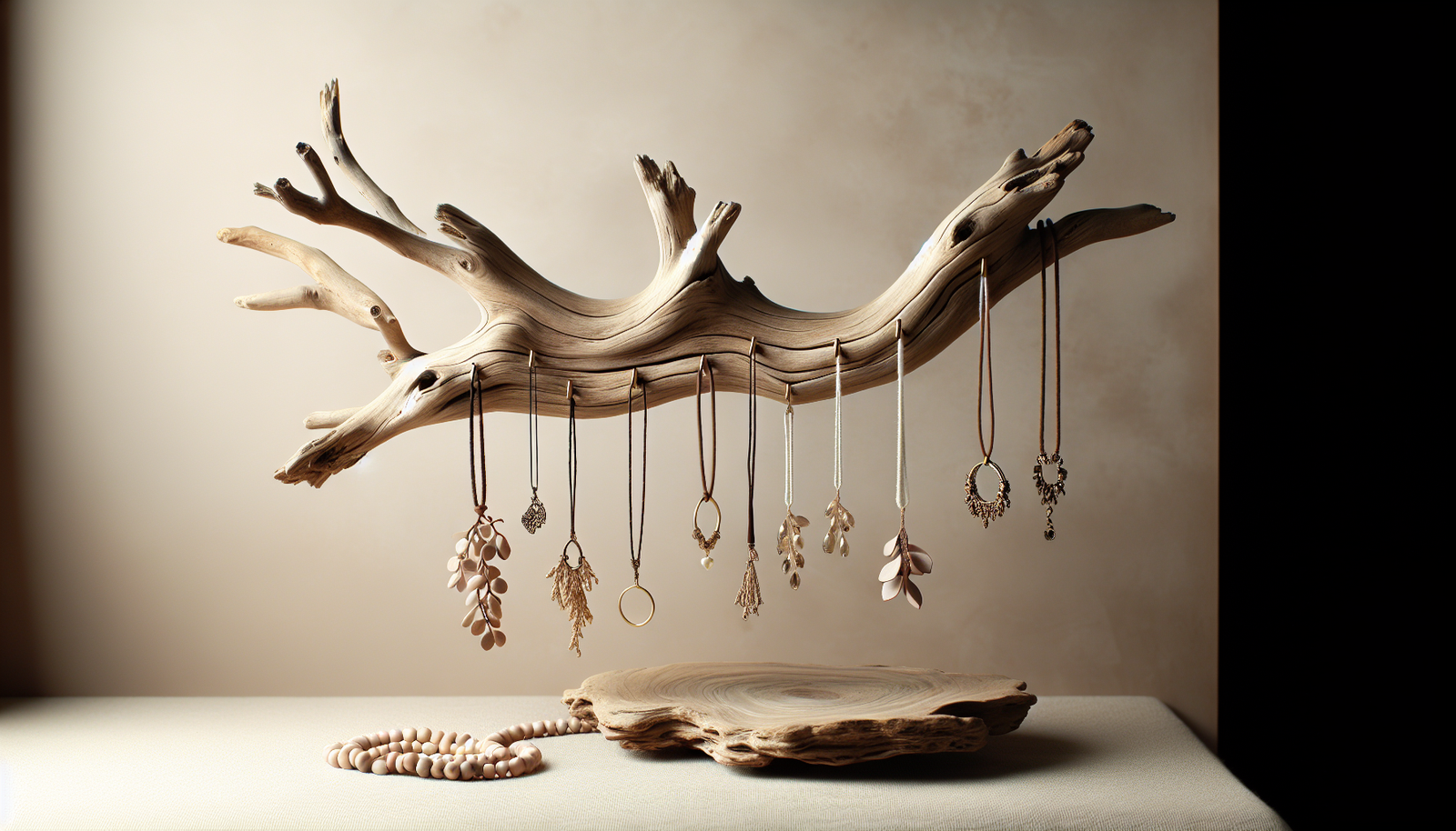 Driftwood Necklace Hanger
