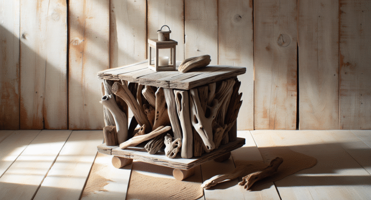 driftwood nightstand diy