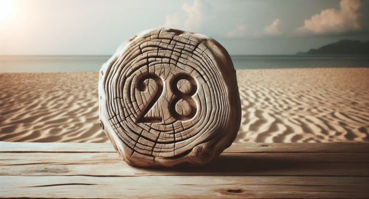 driftwood number sign