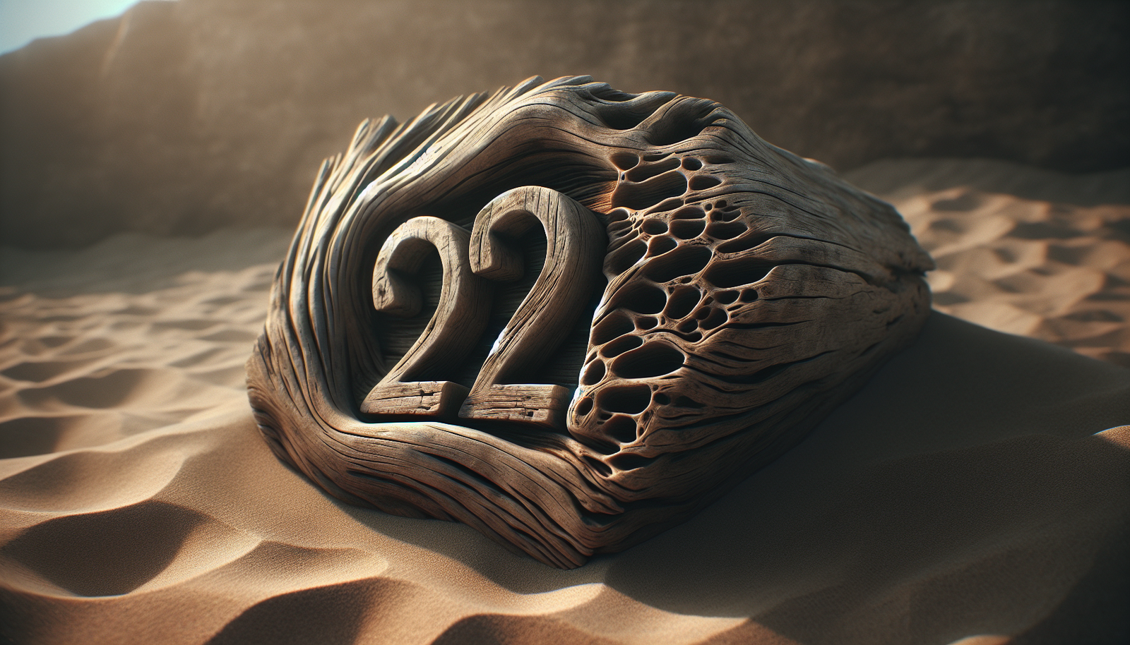 Driftwood Number Sign Driftwood Number Sign