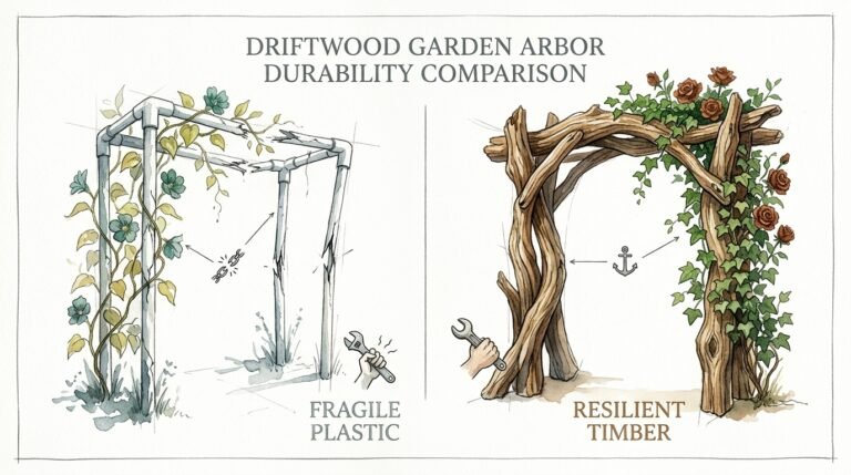 Driftwood Garden Arbor Durability Comparison