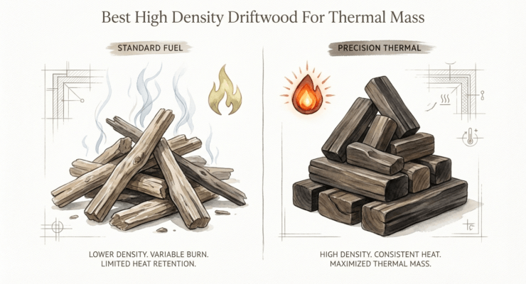 Best High Density Driftwood For Thermal Mass
