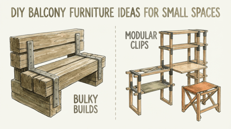 Diy Balcony Furniture Ideas For Small Spaces