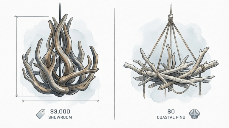 Diy Driftwood Chandelier Vs Expensive Store Bought