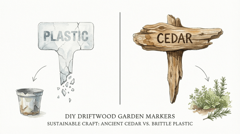 Diy Driftwood Garden Markers