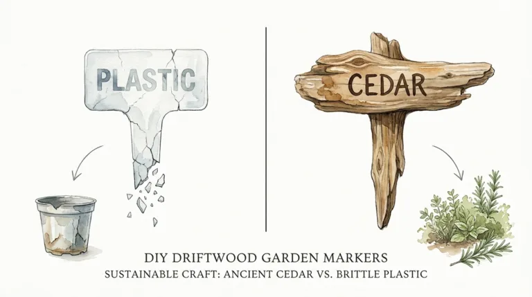 Diy Driftwood Garden Markers