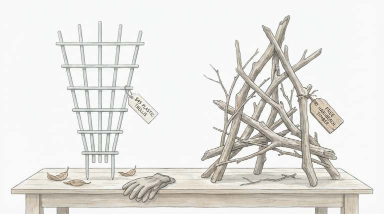 Diy Driftwood Garden Trellis