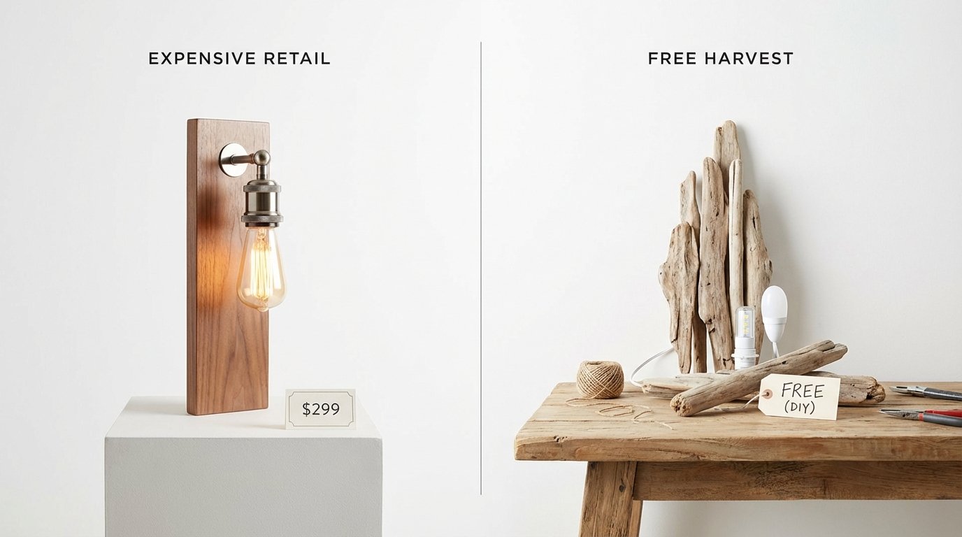 Diy Driftwood Sconce Cost Comparison
