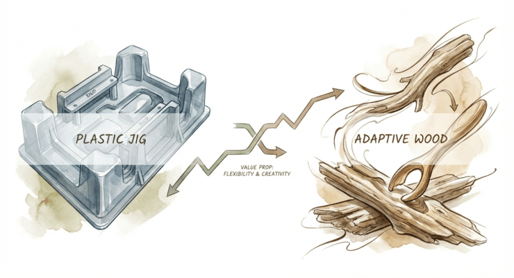 Diy Driftwood Workshop Jigs And Tools