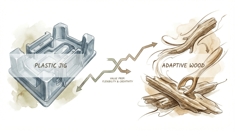 Diy Driftwood Workshop Jigs And Tools