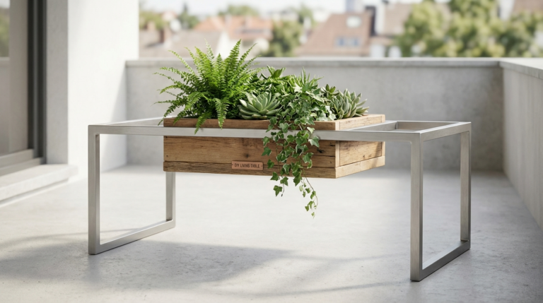 Diy Living Table For Balcony