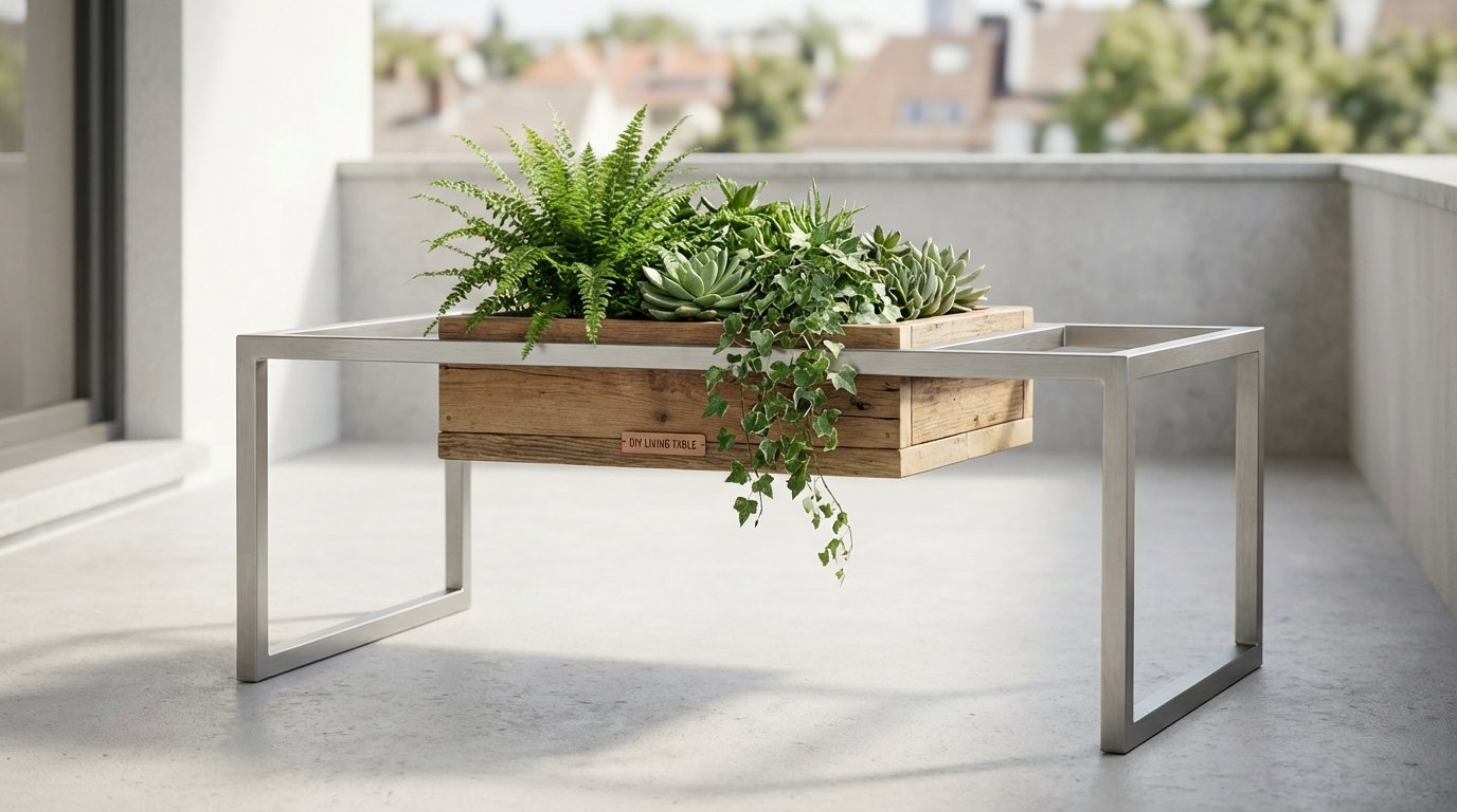 Diy Living Table For Balcony