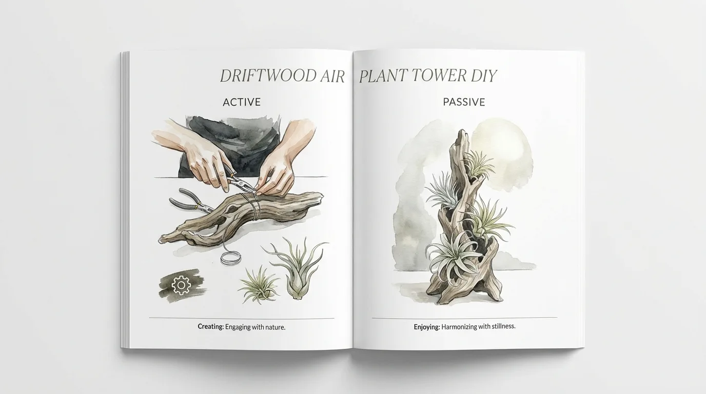 Driftwood Air Plant Tower Diy