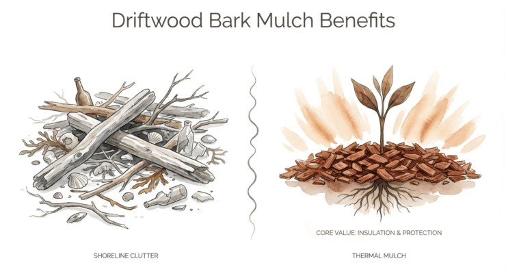 Driftwood Bark Mulch Benefits