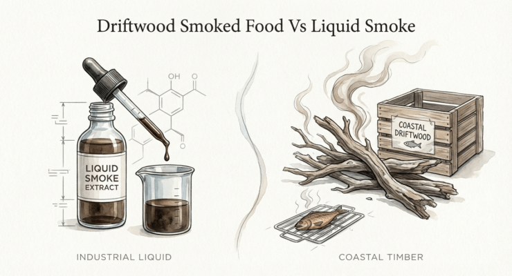 Driftwood Smoked Food Vs Liquid Smoke