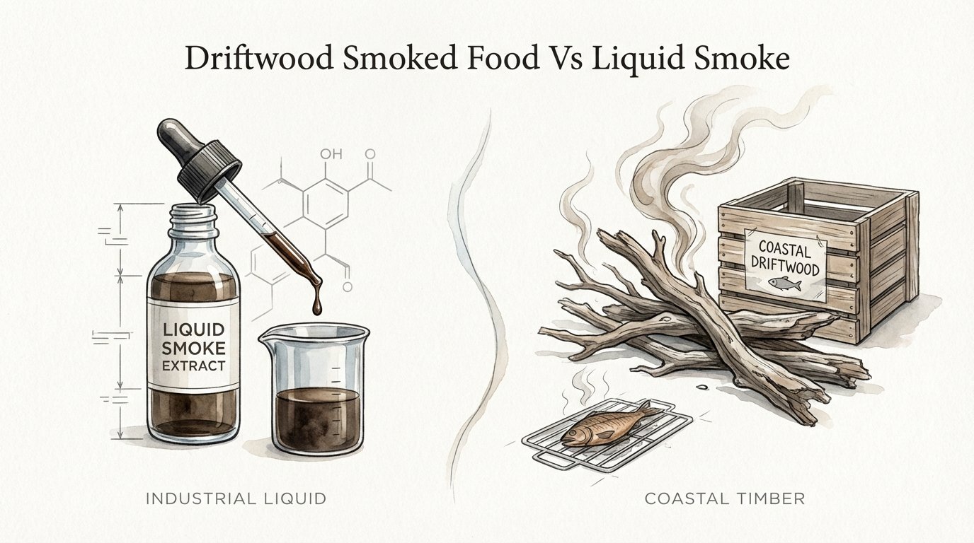 Driftwood Smoked Food Vs Liquid Smoke