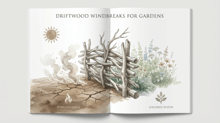 Driftwood Windbreaks For Gardens
