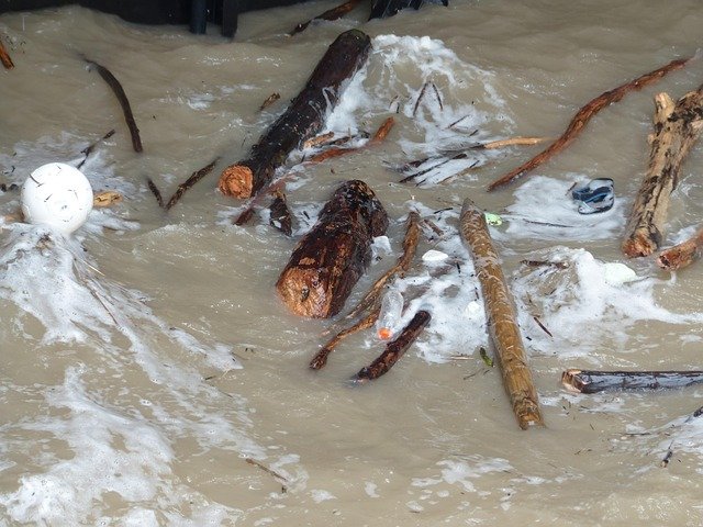 driftwood, flotsam and jetsam, garbage, scrap metal, waste, wood, environmental pollution, environmental protection, flood, environment, flood, flood, flood, flood, flood