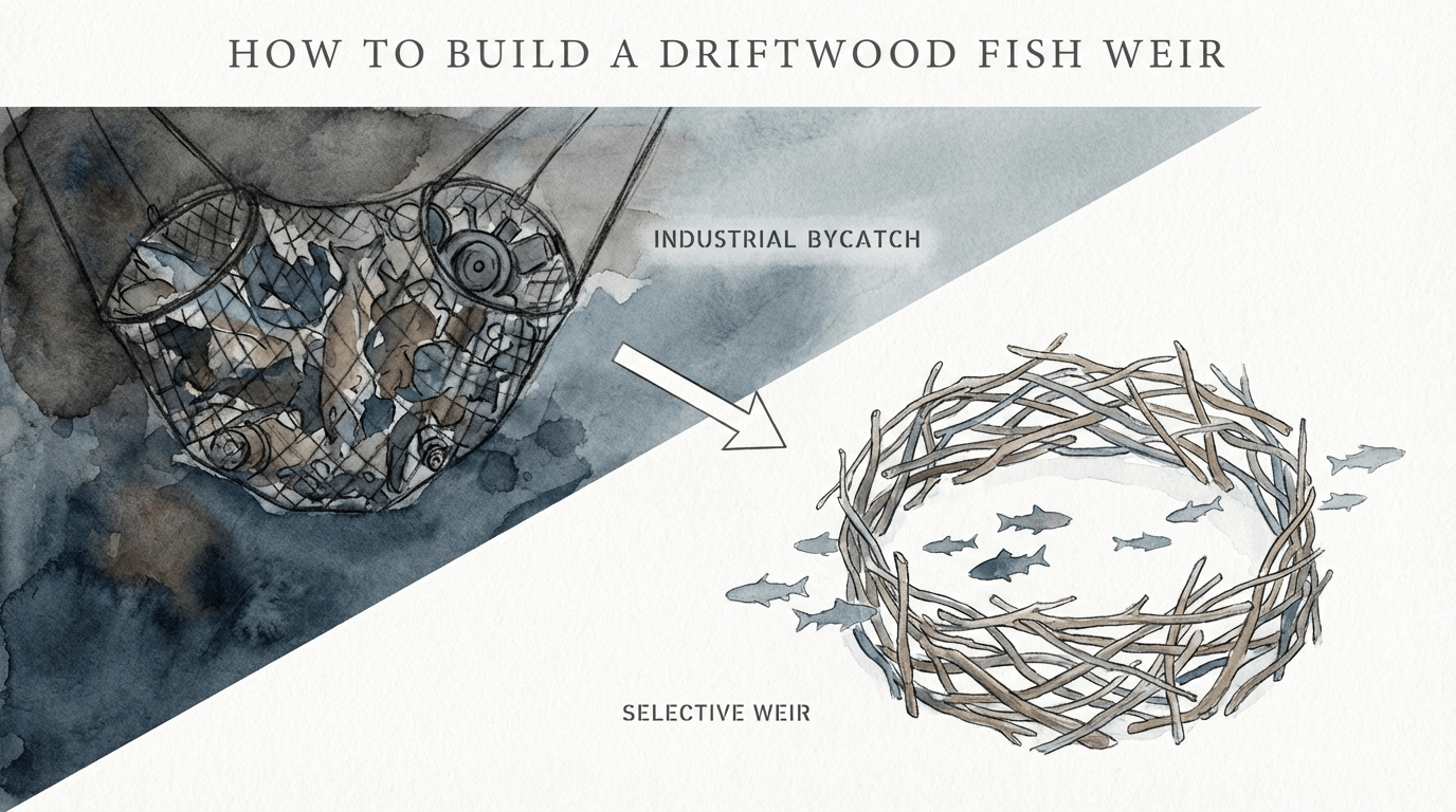How To Build A Driftwood Fish Weir