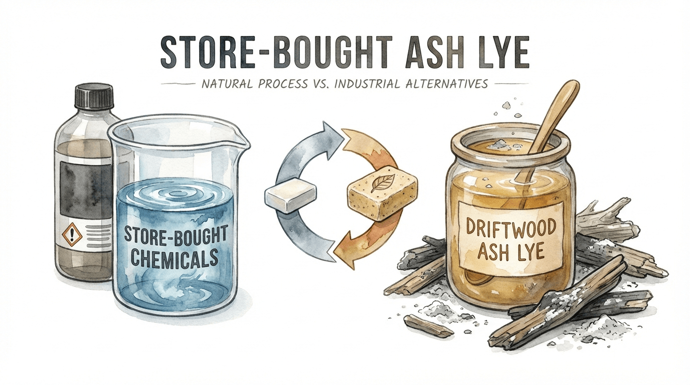 How To Make Lye From Driftwood Ash