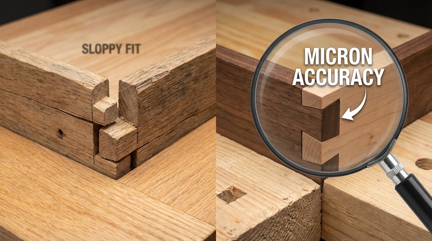 Precision Woodworking Folding Desk Joints