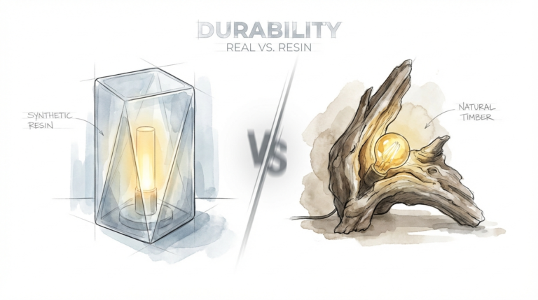 Real Driftwood Vs Resin Lamp Durability