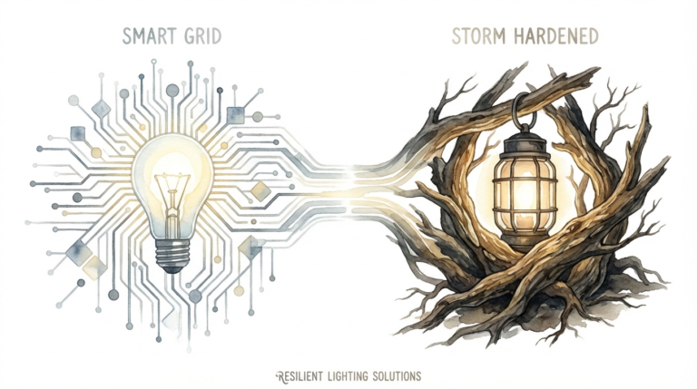 Resilient Lighting Solutions Using Driftwood