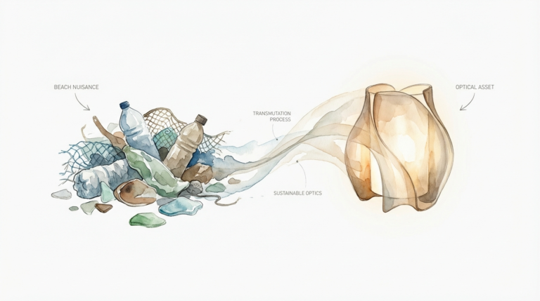 Turning Beach Trash Into High-end Light Diffusers