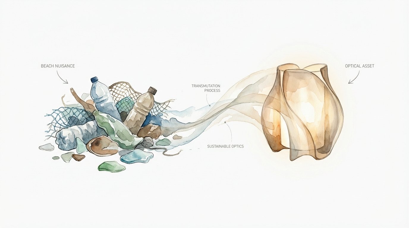 Turning Beach Trash Into High-end Light Diffusers